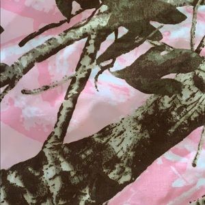 Pink Camo Full bed sheets